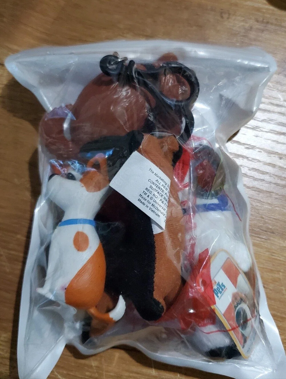 The Secret Life of Pets Max & Duke Figural Keychains - McDonald's Happy Meal